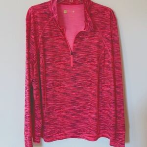 Hot Pink Xersion 3X 1/4 zip Active pull over